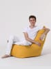 Evila Sitzsack "Diamond" in Gelb - (B)60 x (H)90 x (T)60 cm