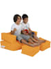 Evila 3tlg. Kinder-Sitzsack-Set in Orange
