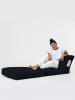 Evila Sitzsack "Siesta" in Schwarz - (B)55 cm