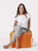 Evila Pouf in Orange - (H)45 cm