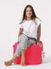 Evila Pouf in Pink - (H)45 cm