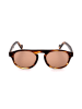 Moncler Damen-Sonnenbrille in Dunkelbraun/ Hellbraun