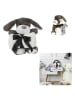 The Home Deco Kids Knuffeldier-plaid wit/grijs - (L)70 x (B)70 cm