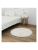 Ethnical Life Teppich in Creme - Ø 80 cm