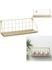 The Home Deco Kids Wandmeubel goudkleurig/lichtbruin - (B)44,5 x (H)15 x (D)15,5 cm