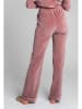 La Lupa Spodnie piżamowe w kolorze szaroróżowym