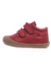 Naturino Leren loopleerschoenen rood