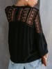 Milan Kiss Bluse in Schwarz