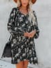 Milan Kiss Kleid in Schwarz/ Weiß