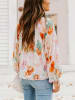 Milan Kiss Bluse in Creme/ Orange