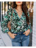 Milan Kiss Blouse groen/wit