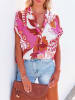 Milan Kiss Blouse roze/crème