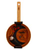 Ogo Living Rondel w kolorze jasnobrązowo-pomarańczowym - Ø 20 cm