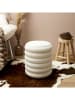 The Home Deco Kids Poef wit - (H)43,5 x Ø 37 cm