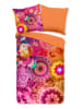 Hip Komplet pościeli satynowej "Ximena" w kolorze różowo-pomarańczowym