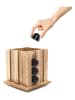 COOK CONCEPT Pudełko w kolorze jasnobrązowym na kapsułki - 16,5 x 17 cm