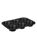 COOK CONCEPT Muffinbackform in Schwarz - (L)27 x (B)18,5 cm
