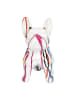 Rétro Chic Decoratief figuur "Bulldog" meerkleurig/wit - (H)30 cm