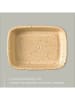 Römertopf Ovenschaal "Medi" zwart/beige - (B)22 x (H)5 x (D)15 cm