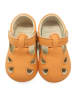 Lait et Miel Skórzane buty "Archie" w kolorze pomarańczowym do raczkowania