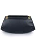 Florence Bags Leder-Schultertasche "Mavis" in Schwarz - (B)32 x (H)16 x (T)11 cm
