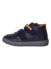 kmins Leren sneakers donkerblauw/okergeel