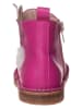 kmins Leder-Chelsea-Boots in Pink