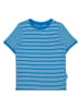 finkid Shirt "Renkaat" in Blau/ Weiß