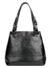 Wojas Leder-Schultertasche in Schwarz - (B)34 x (H)31 x (T)15 cm