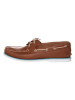 Timberland Leder-Mokassins "Classic Boat EK+ 2 Eye" in Hellbraun - Weite W