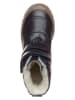 POM POM Leren winterboots donkerblauw