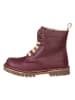 POM POM Leren winterboots bordeaux