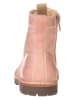 POM POM Leder-Winterboots in Rosa