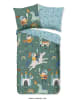 Good Morning Beddengoedset "Knights" groen