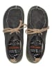 Comfortfusse Veterschoenen grijs/groen