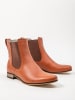 Zapato Leder-Chelsea-Boots in Camel
