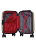 SWISS KOPPER Hardcase-Trolley "Aigle" in Beige - (B)32 x (H)42 x (T)20 cm