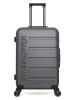 SWISS KOPPER Hardcase-Trolley "Aigle" in Grau - (B)41 x (H)65 x (T)26 cm