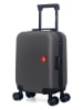 SWISS KOPPER Hardcase-Trolley "Spiez" in Grau - (B)32 x (H)42 x (T)20 cm
