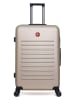 SWISS KOPPER Hardcase-Trolley "Wil" in Beige - (B)47 x (H)75 x (T)29 cm