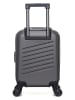 SWISS KOPPER Hardcase-trolley "Zurich" grijs - (B)32 x (H)42 x (D)20 cm