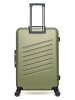 SWISS KOPPER Hardcase-Trolley "Zurich" in Khaki - (B)47 x (H)75 x (T)29 cm