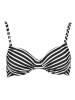 Venice Beach Bikini-Oberteil in Schwarz/ Weiß
