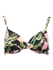 s.Oliver Bikini-Oberteil in Schwarz/ Bunt
