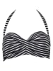 s.Oliver Biustonosz bikini w kolorze czarno-białym