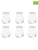 Trendy Kitchen by EXCÉLSA 6-delige set: glazen transparant - 470 ml