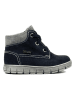 Richter Shoes Leren boots donkerblauw