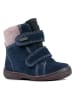 Richter Shoes Leren winterboots donkerblauw