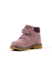 Richter Shoes Skórzane botki w kolorze jasnoróżowym