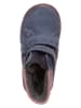 Richter Shoes Leren winterboots donkerblauw